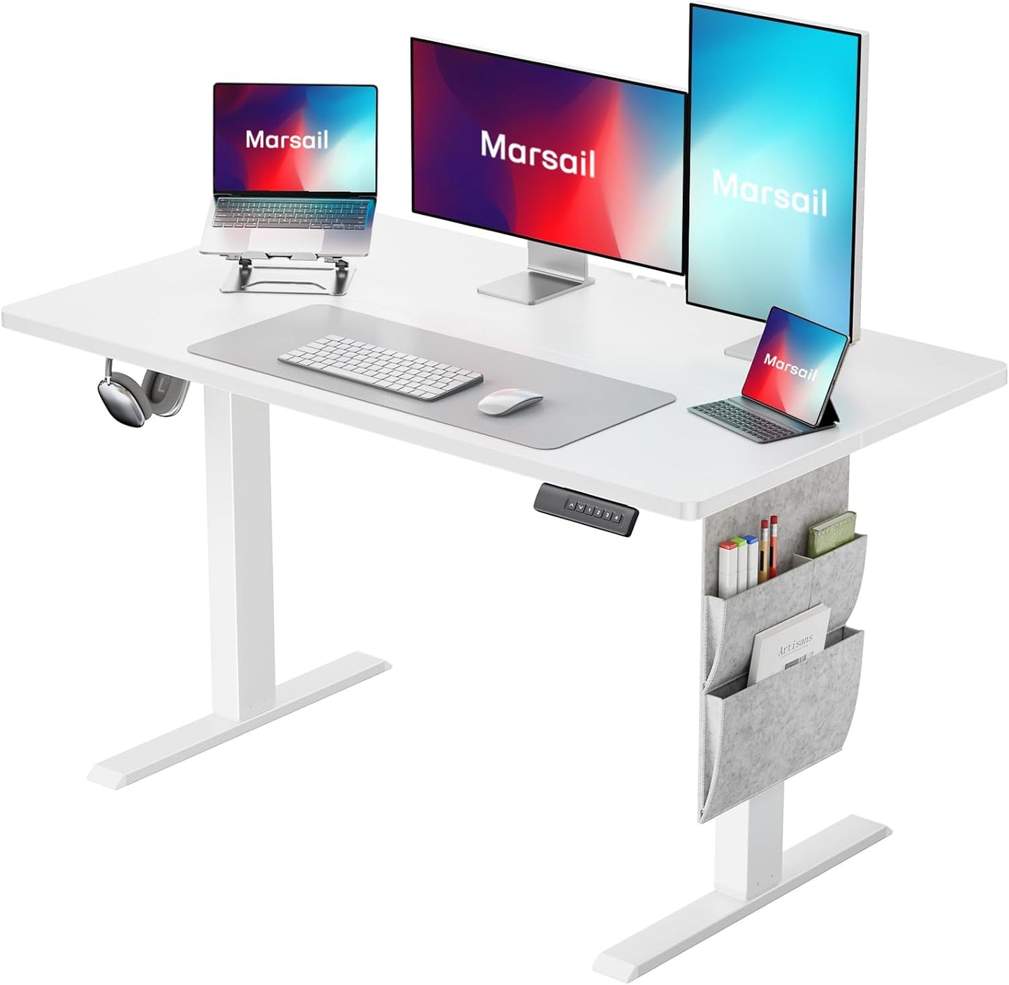 Marsail Adjustable Height Standing Desk for Home Office Use