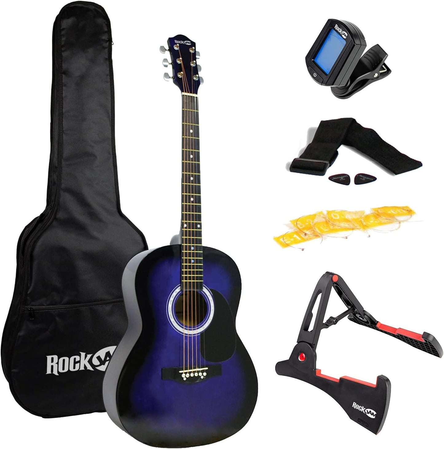 Complete Acoustic Guitar Kit + Online Lessons