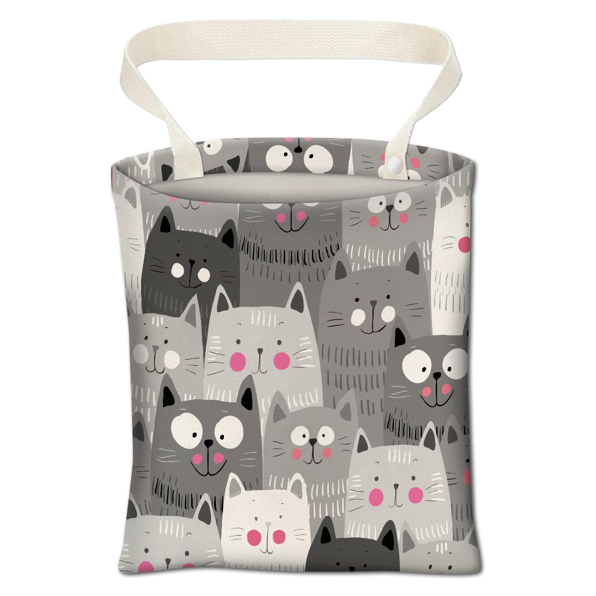 Cute Cat Car Trash Bag - Organizer & Storage Solution!