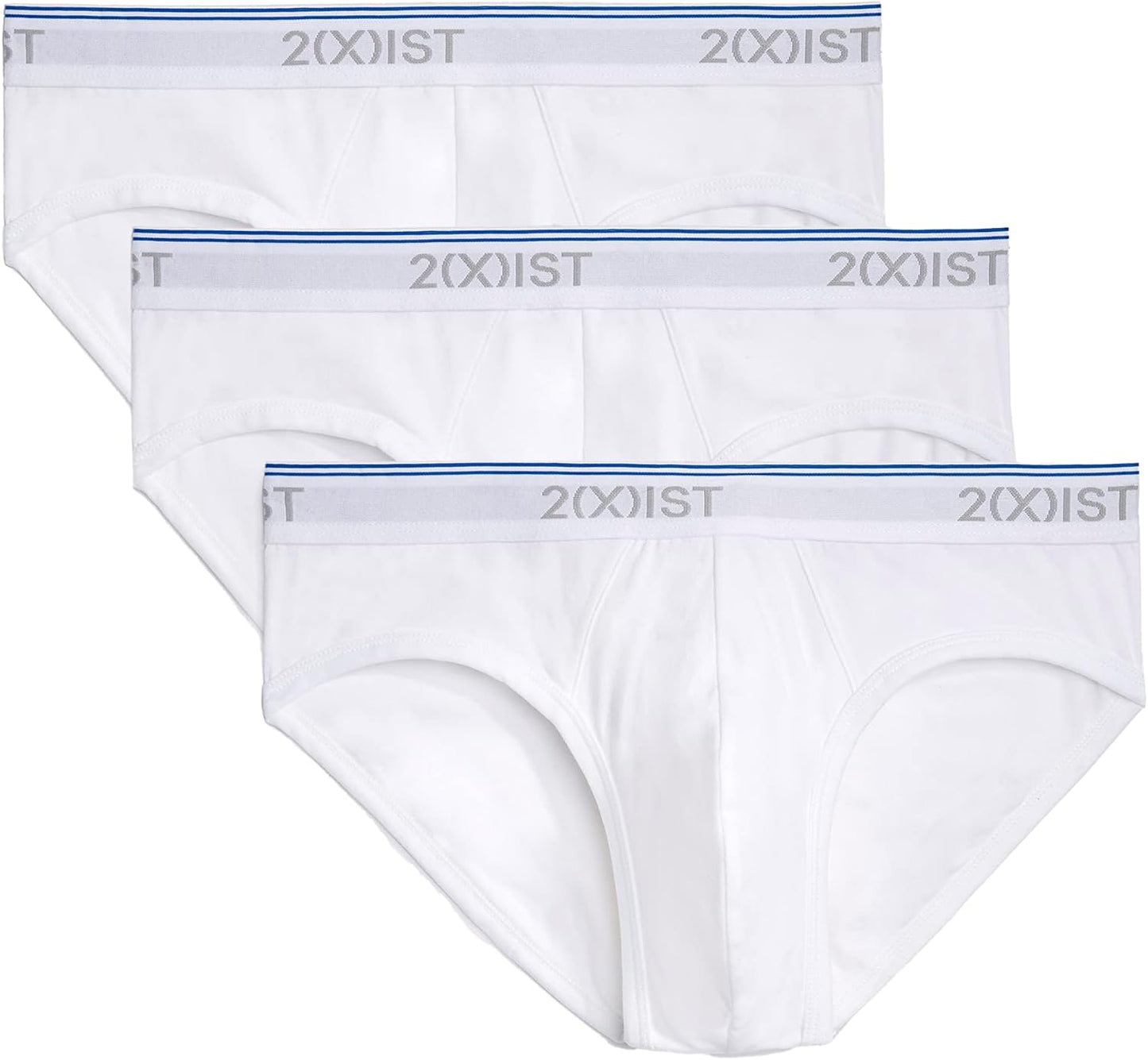 2(X)IST Cotton Stretch No Show Briefs for Ultimate Comfort