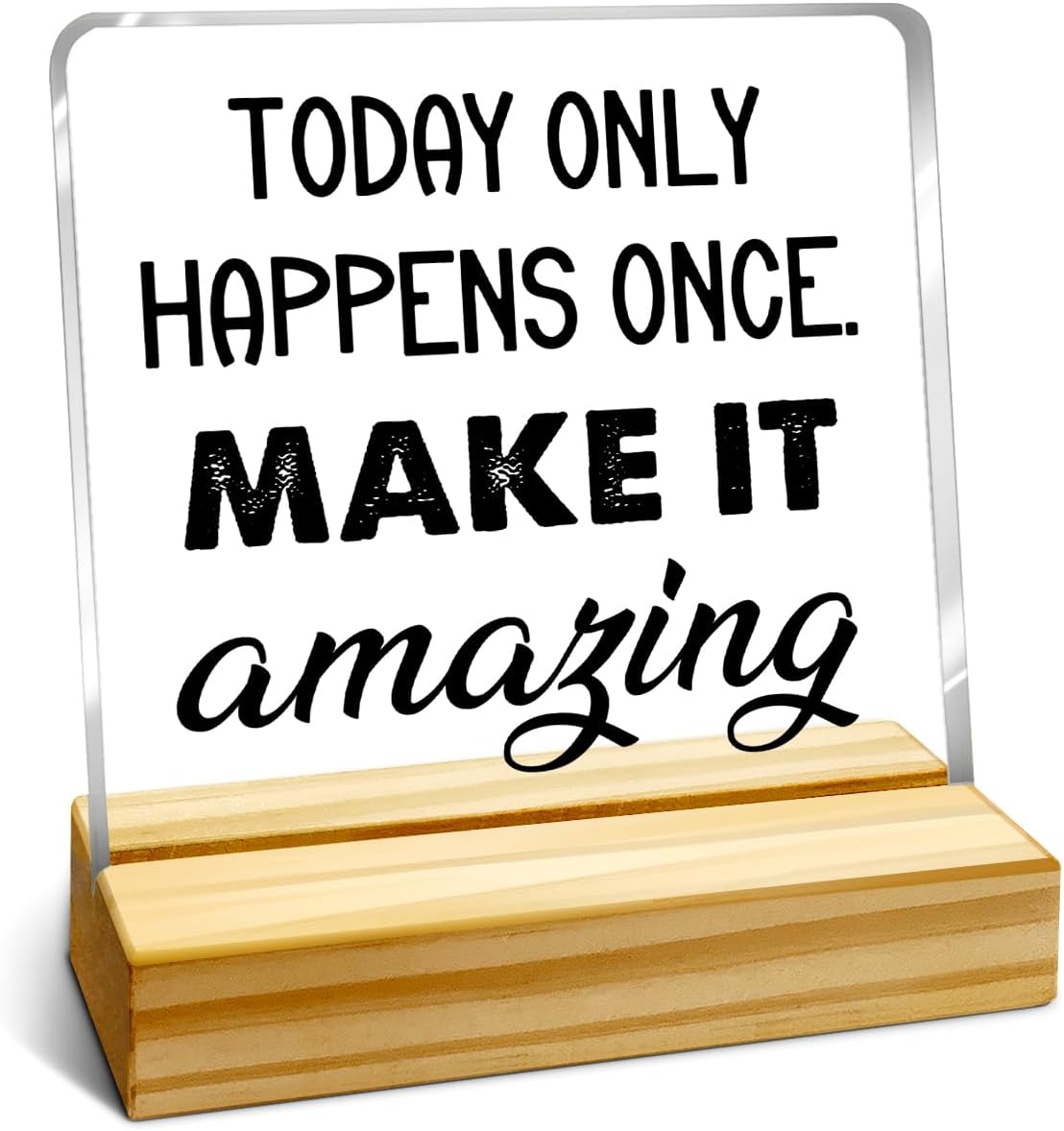 Inspirational Acrylic Plaque - Elevate Your Space!