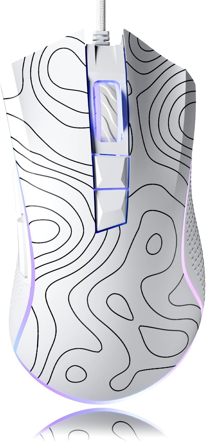 HITIME XVX G705 Mouse: 12 Button RGB Customization