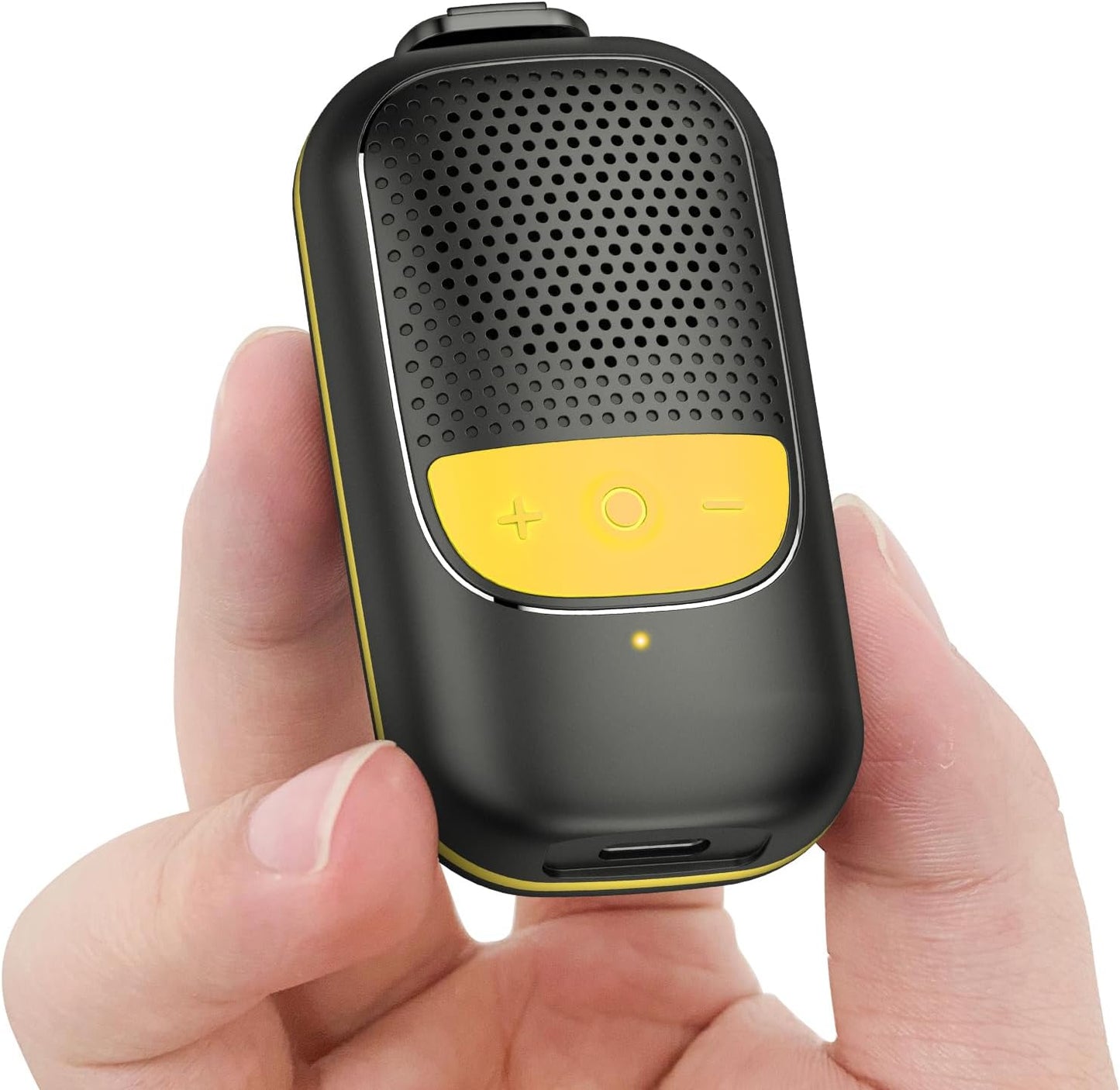 SOBERNA Clip-On Bluetooth Speaker - 24H Battery, Hands-Free Calls!