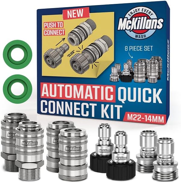 M22-14mm Pressure Washer Quick Connect Kit for Easy Setup