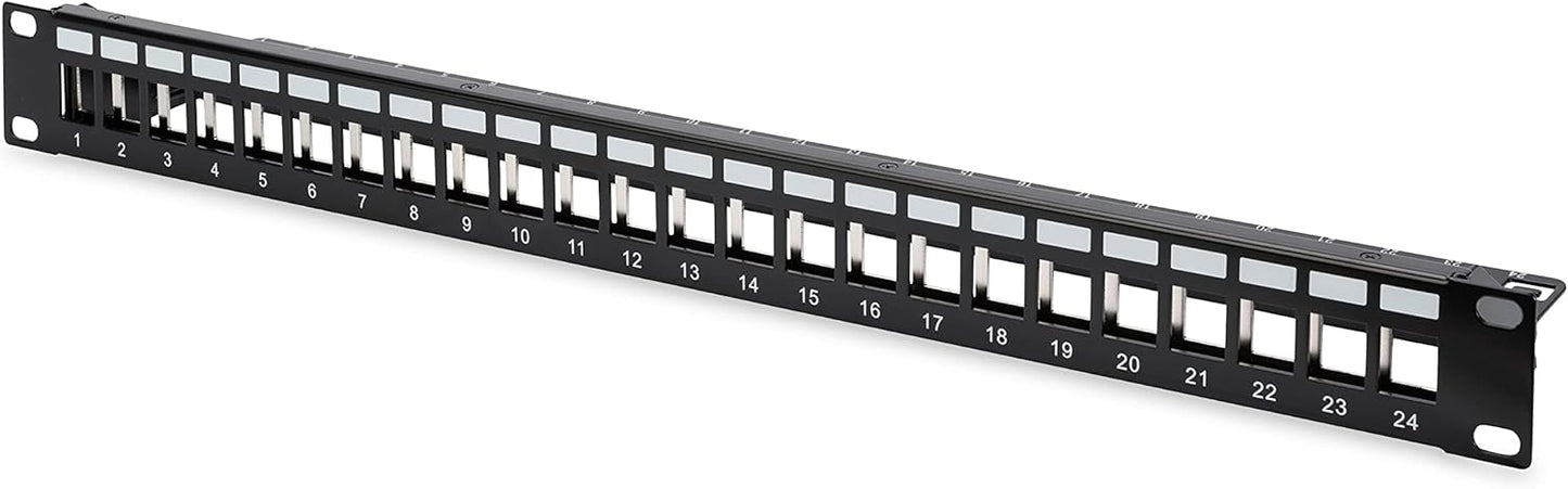 Digitus RAL 9005 Patch Panel Housing for Keystone Modules