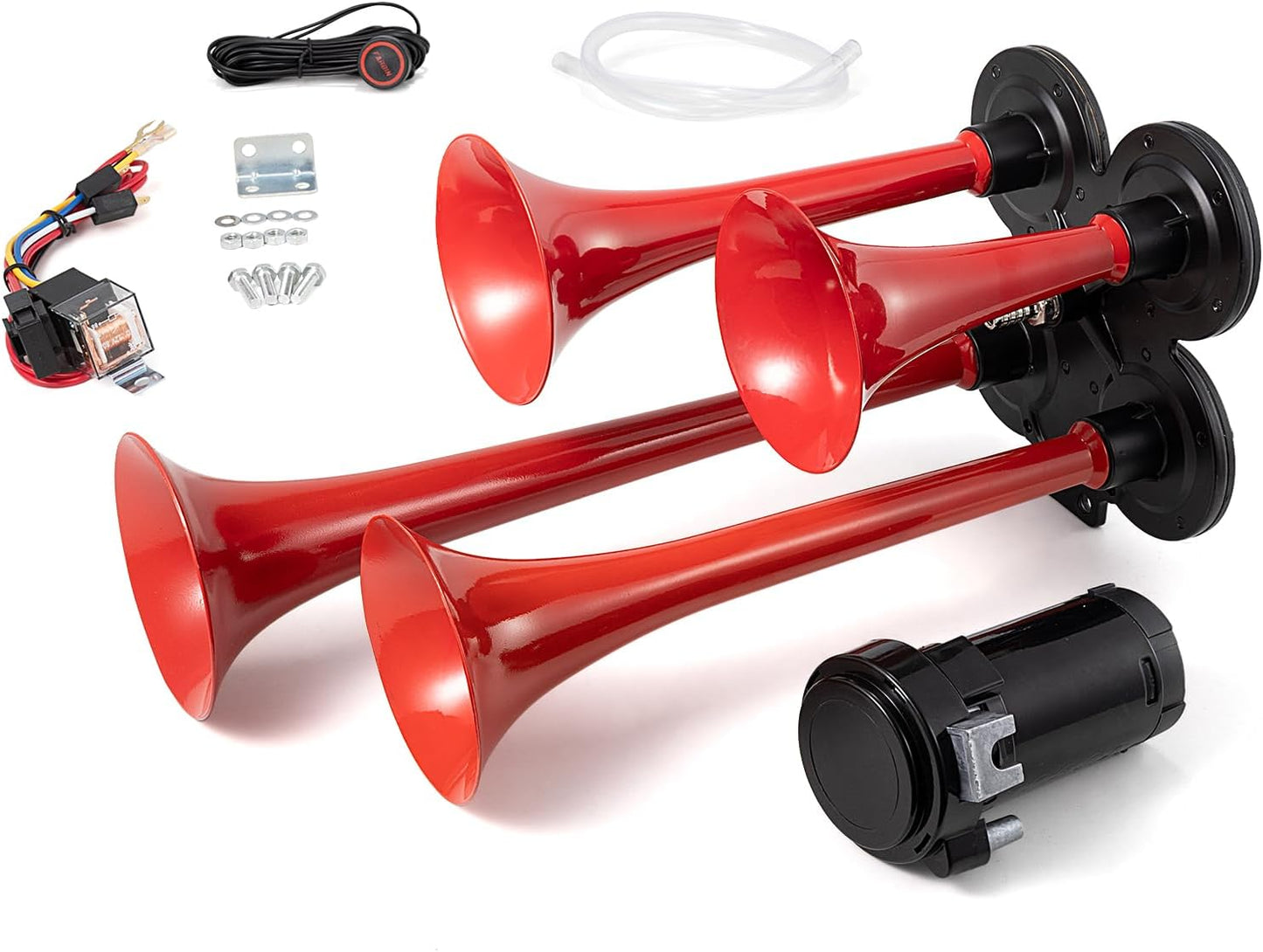 Super Loud Train Horn Kit for Trucks - 150DB Air Horn System