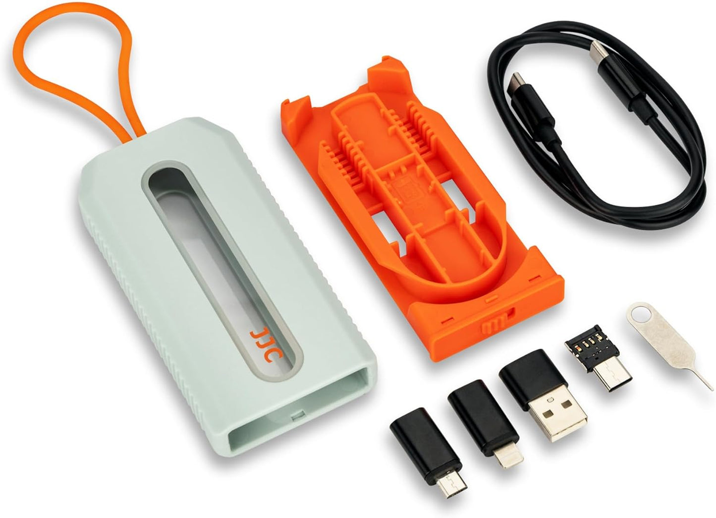 JJC 5-in-1 Data Cable Kit: Compact Travel Companion