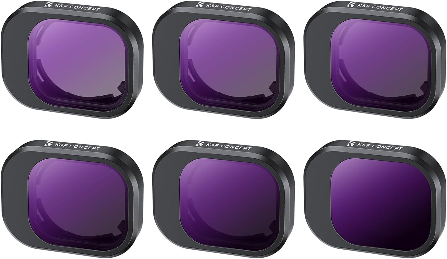K&F Concept ND Filter Kit for DJI Mini 4 Pro - 6 Pack Set