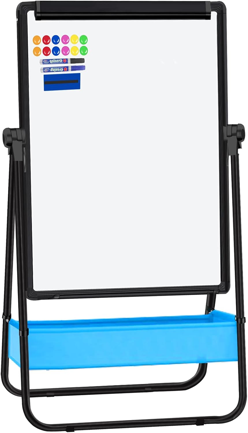 Magnetic Whiteboard with Stand - Double Sided 40x28 Portable Easel