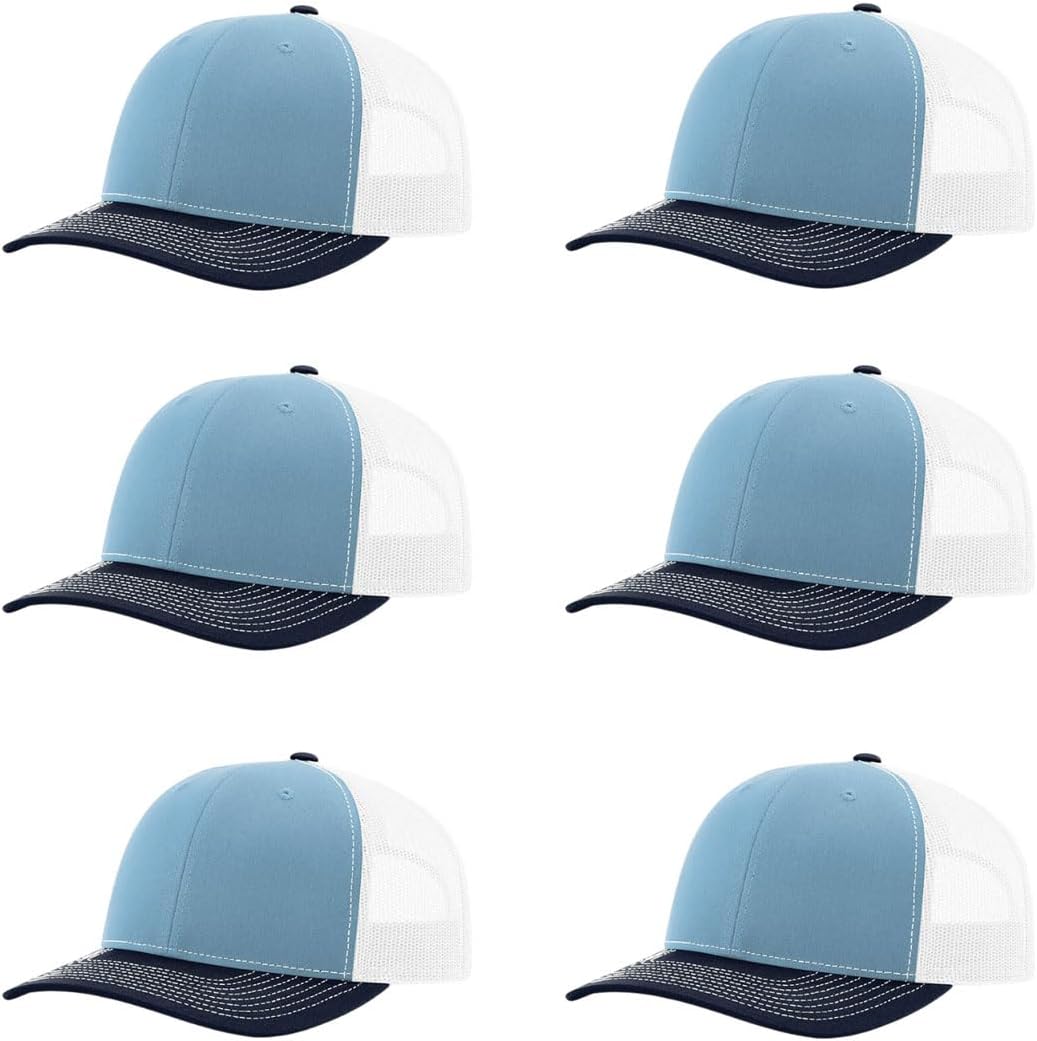 Richardson 112 Classic Six-Panel Adjustable Snapback Trucker Cap