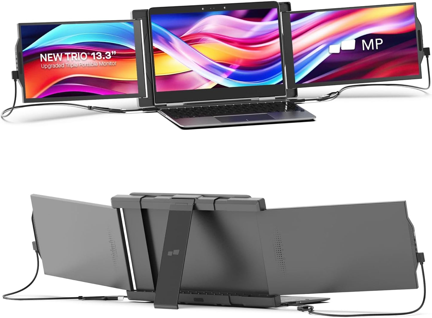 Trio Portable Monitor for Laptops - Enhance Your Productivity