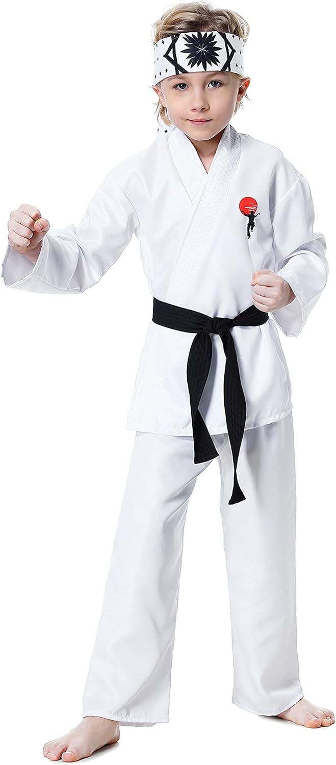 Costume Karate Dress Up Uniform for Kids Halloween Party Fun