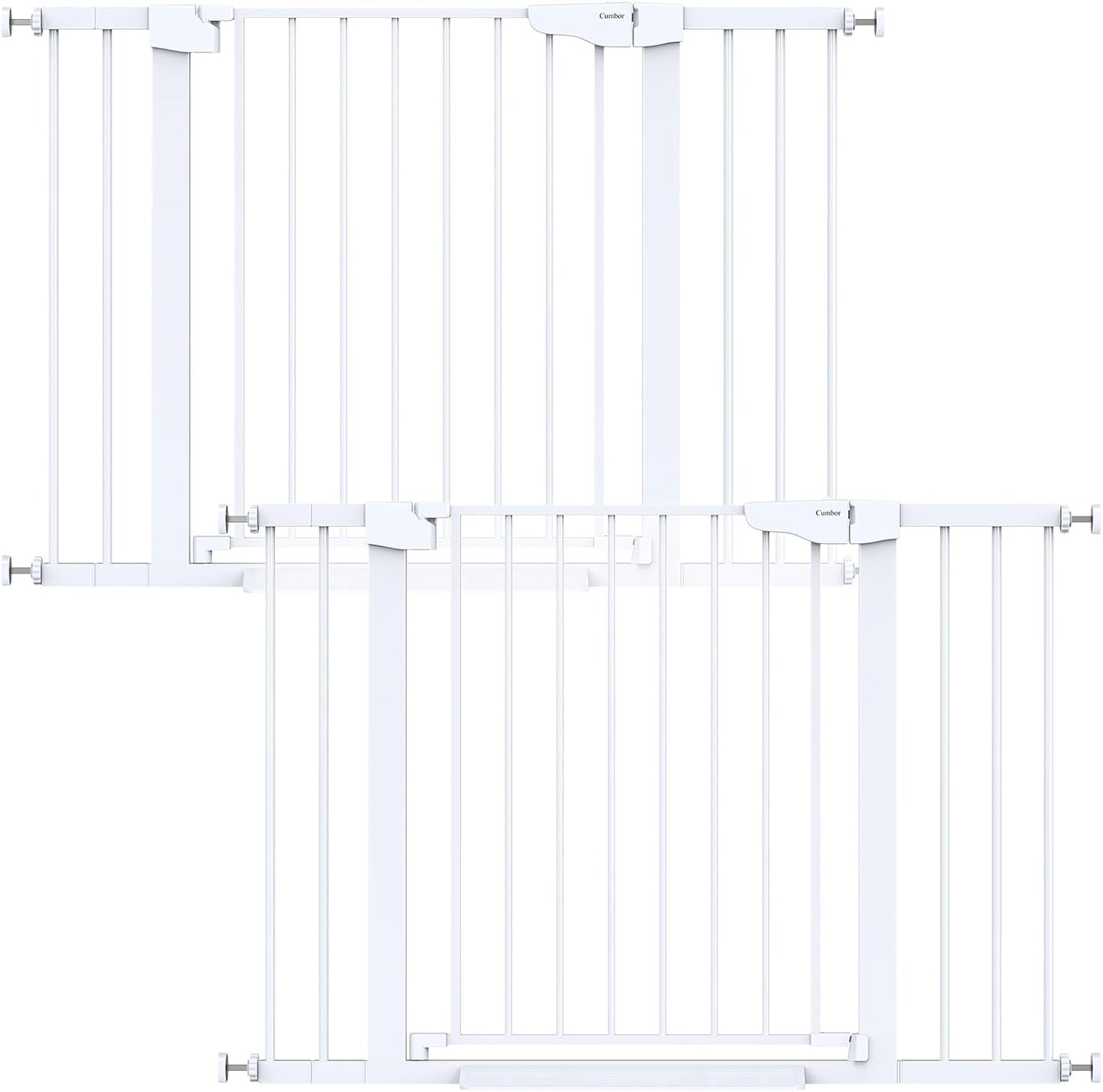 Cumbor Baby Gate for Stairs - Auto Close Safety Gate for Pets