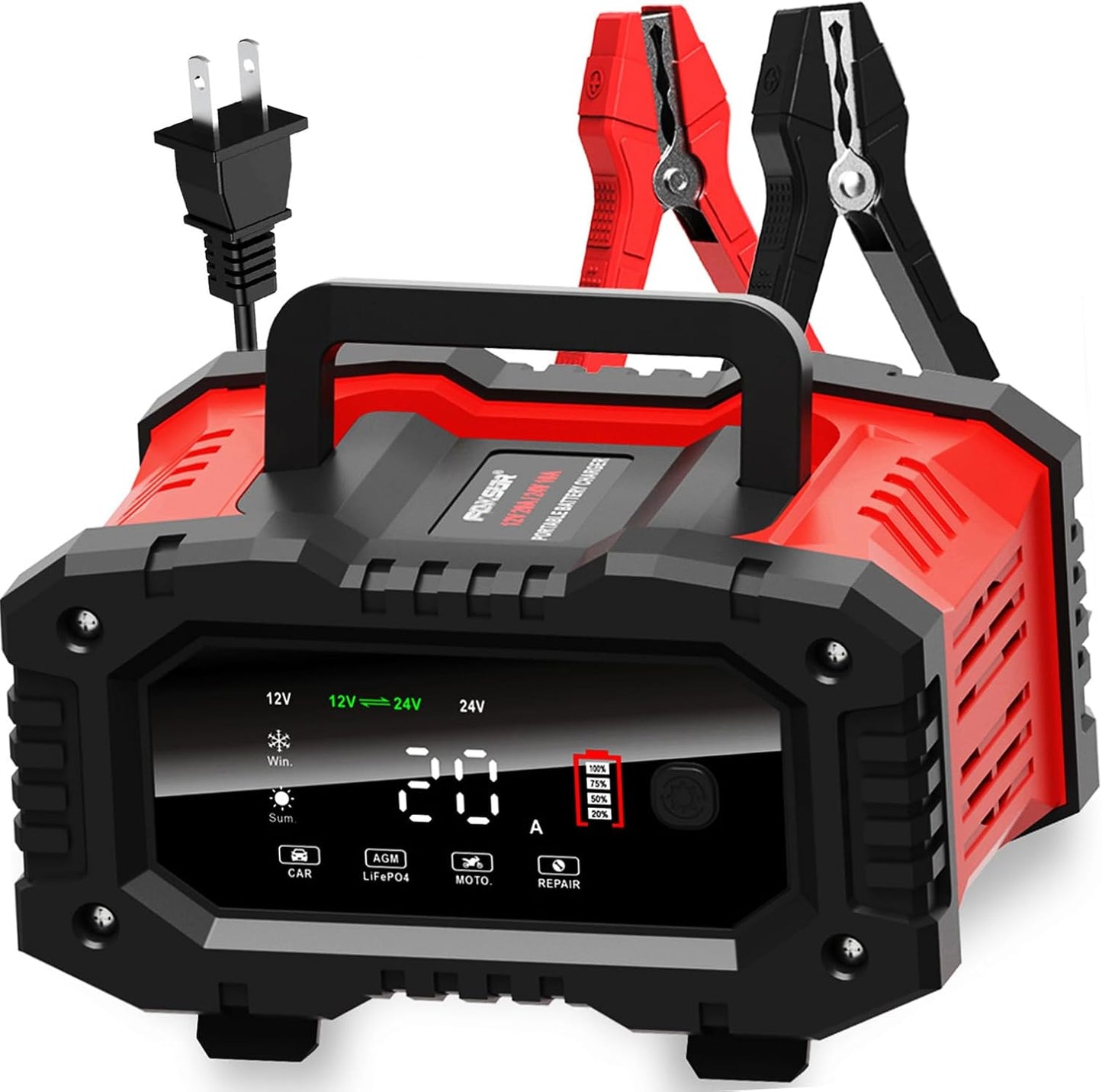 Fast-Charge Car Battery Maintainer - Huiaipaic