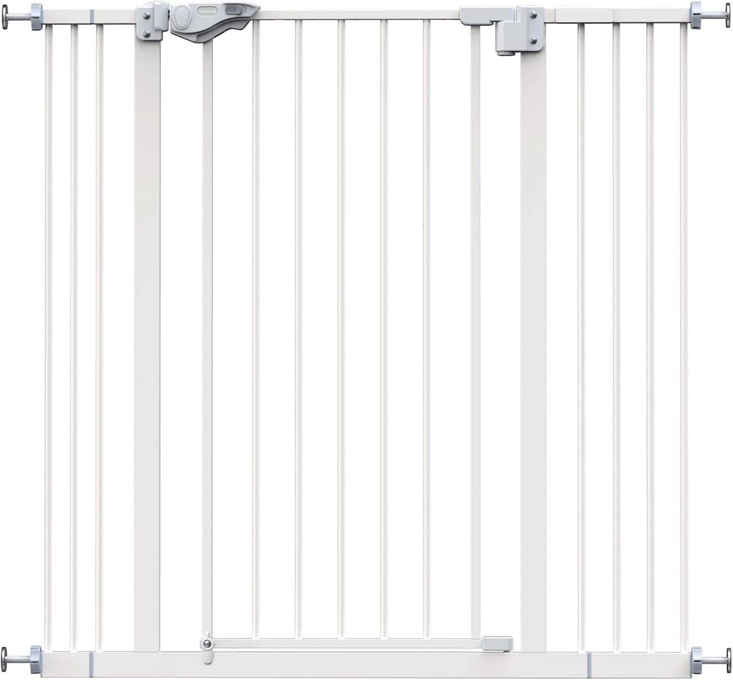 InnoTruth Dog Gate for Stairs - Safe One-Hand Operation