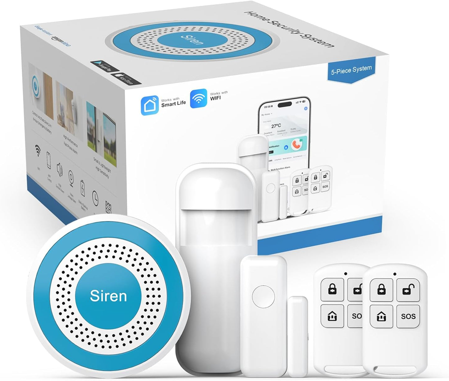 Wireless Alarm System for Smart Home Security with Alerts