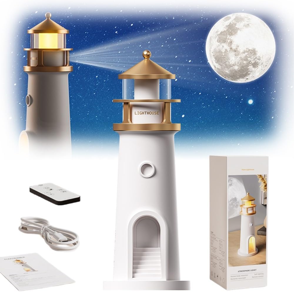 LED Moon Lamp Projector with Remote Control