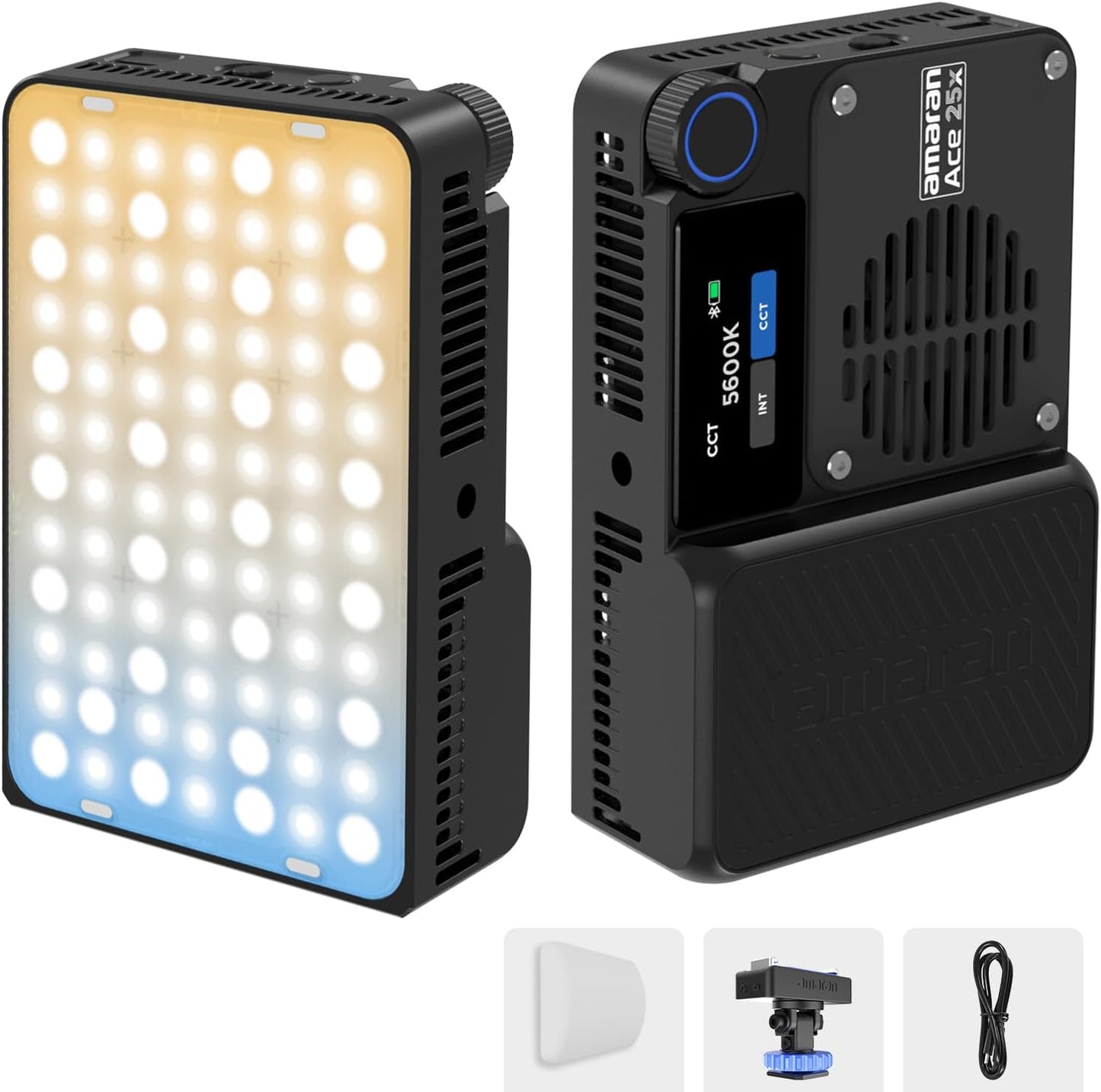 Amaran Ace 25x Pocket Bi-Color LED Light for Mobile Creators