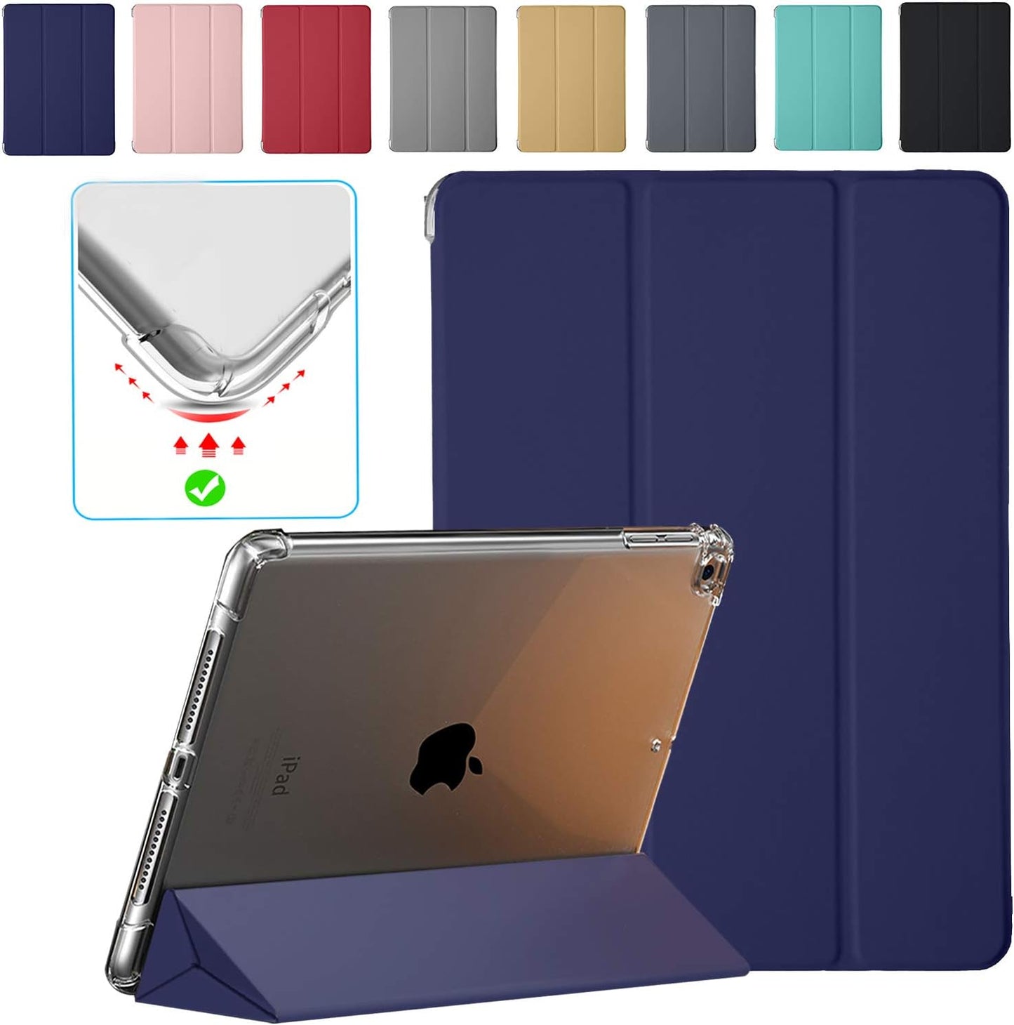 DuraSafe iPad Mini Case - Clear Back, Navy Blue, 7.9 Inch