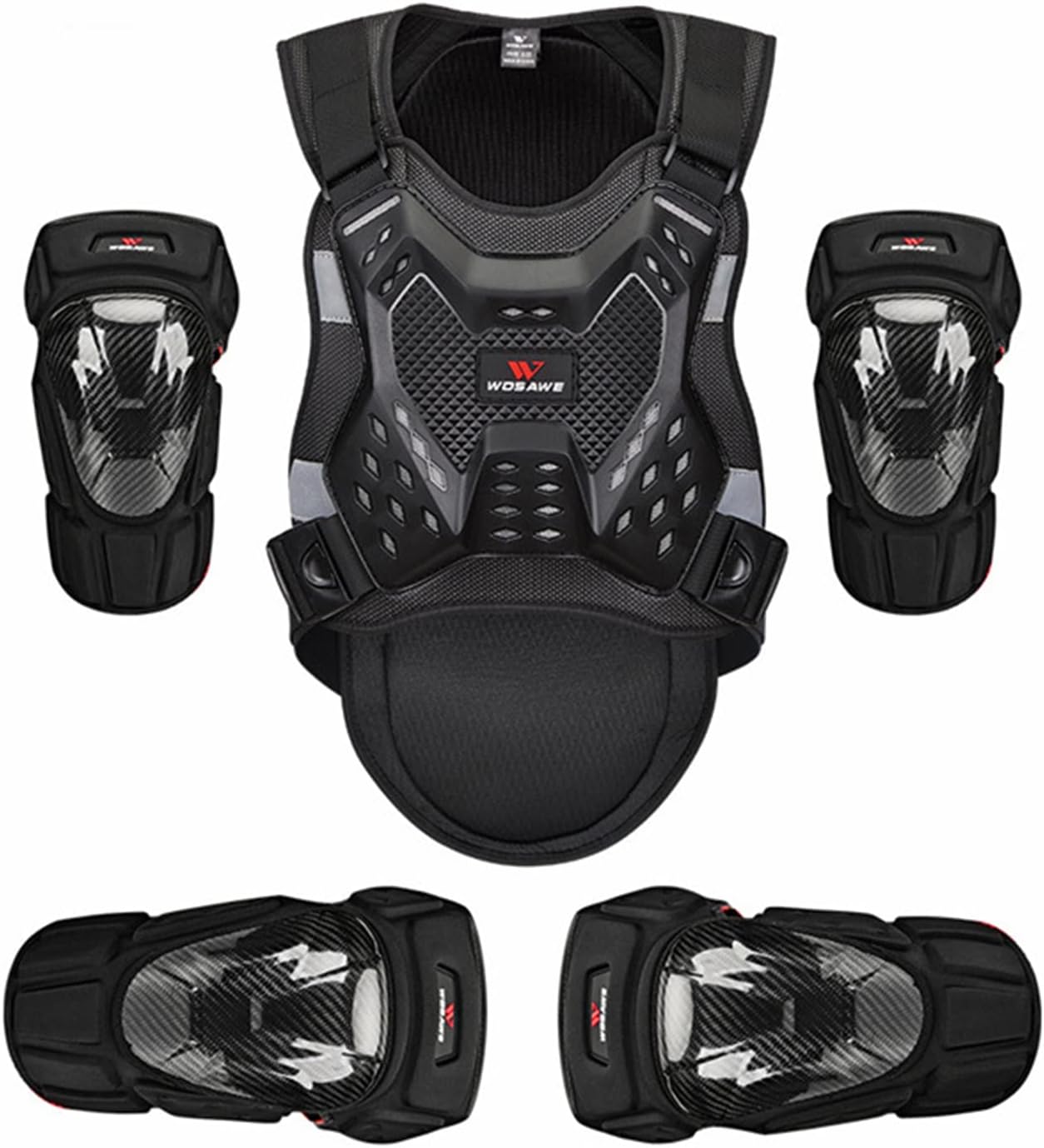 Full Body Protective Armor - Black Carbon Fiber