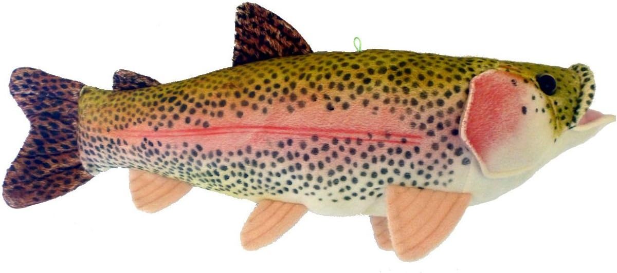 Adore 16 Rainbow Trout Wall Mount Plush - Unique Wall Decor