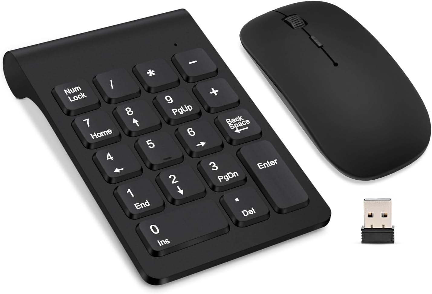 Wireless Numeric Keypad with Silent Keys - TRELC