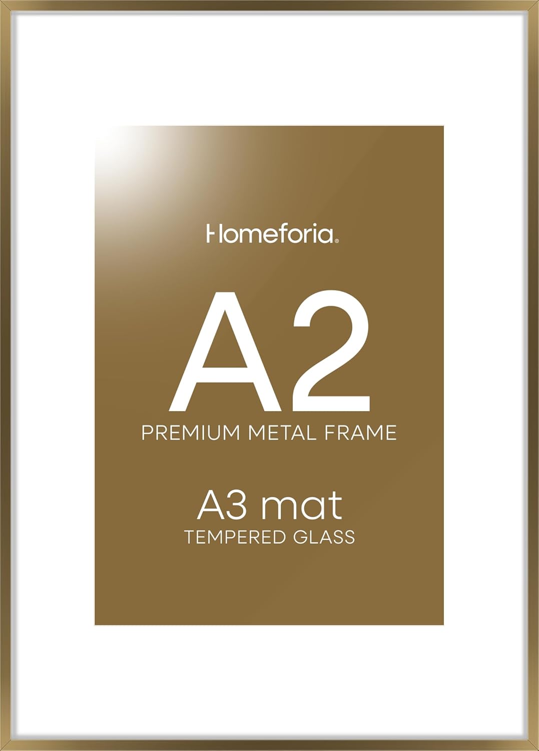 Homeforia A2 Picture Frame Bronze for Elegant Display