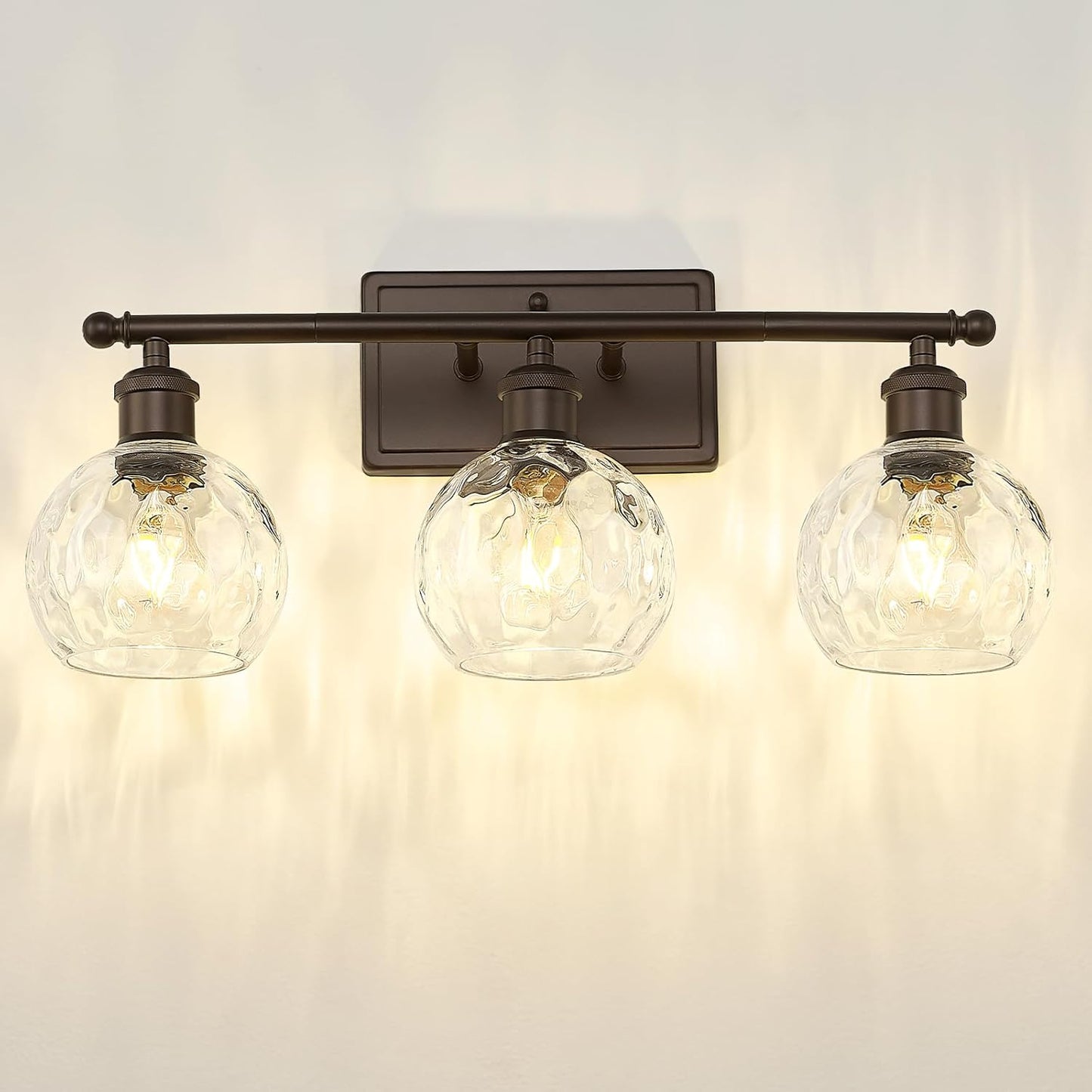 Farmhouse 3 Light Vanity Lighting for Stylish Bathroom Decor