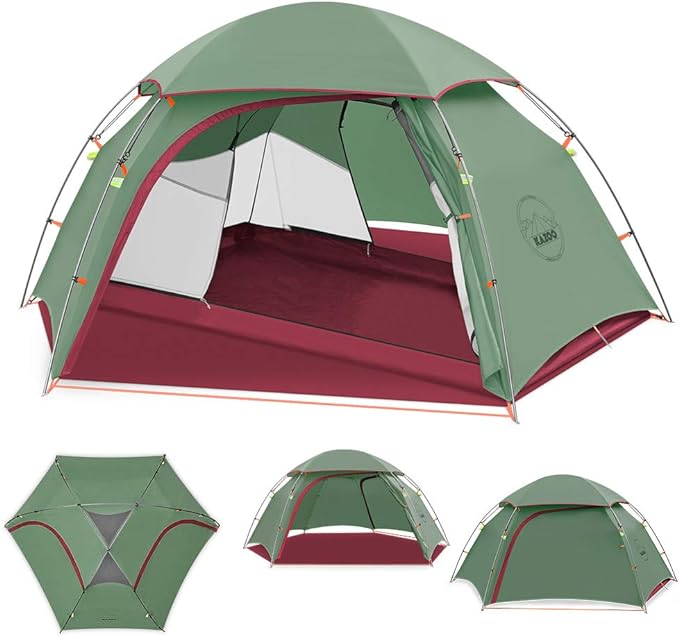 KAZOO Waterproof Backpacking Tent for Ultralight Camping Trips