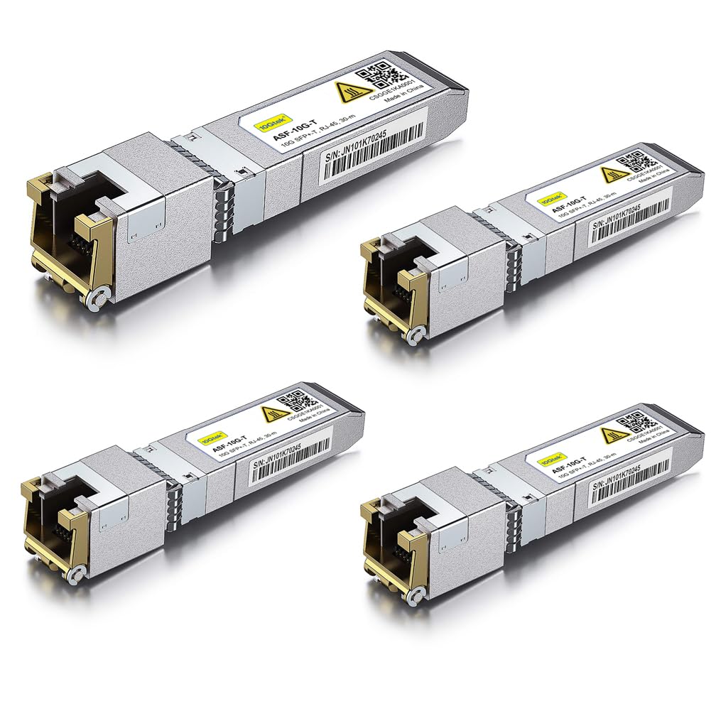 10Gtek 10GBase-T SFP+ to RJ-45 Transceiver for Fast Networking