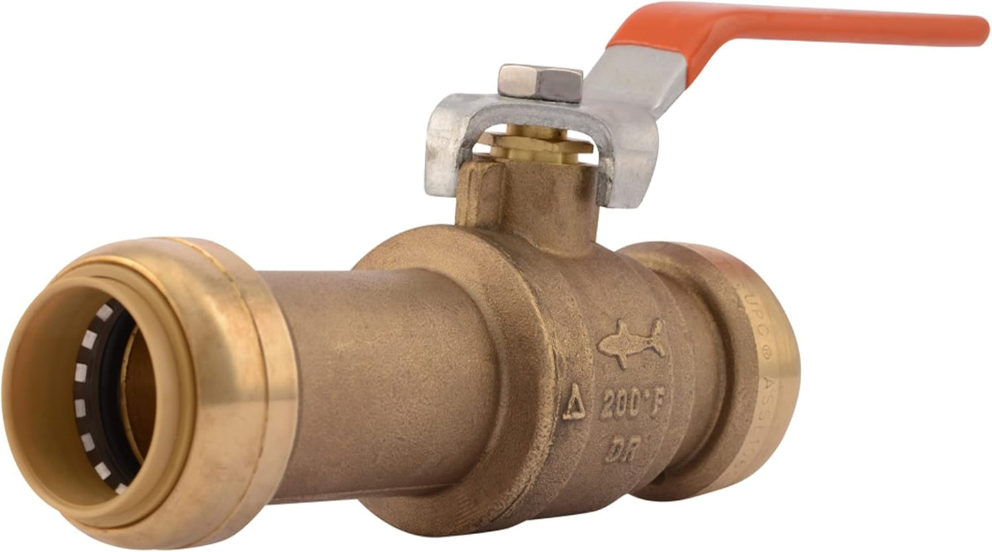SharkBite 1 Inch Slip Ball Valve for Easy Plumbing Repairs