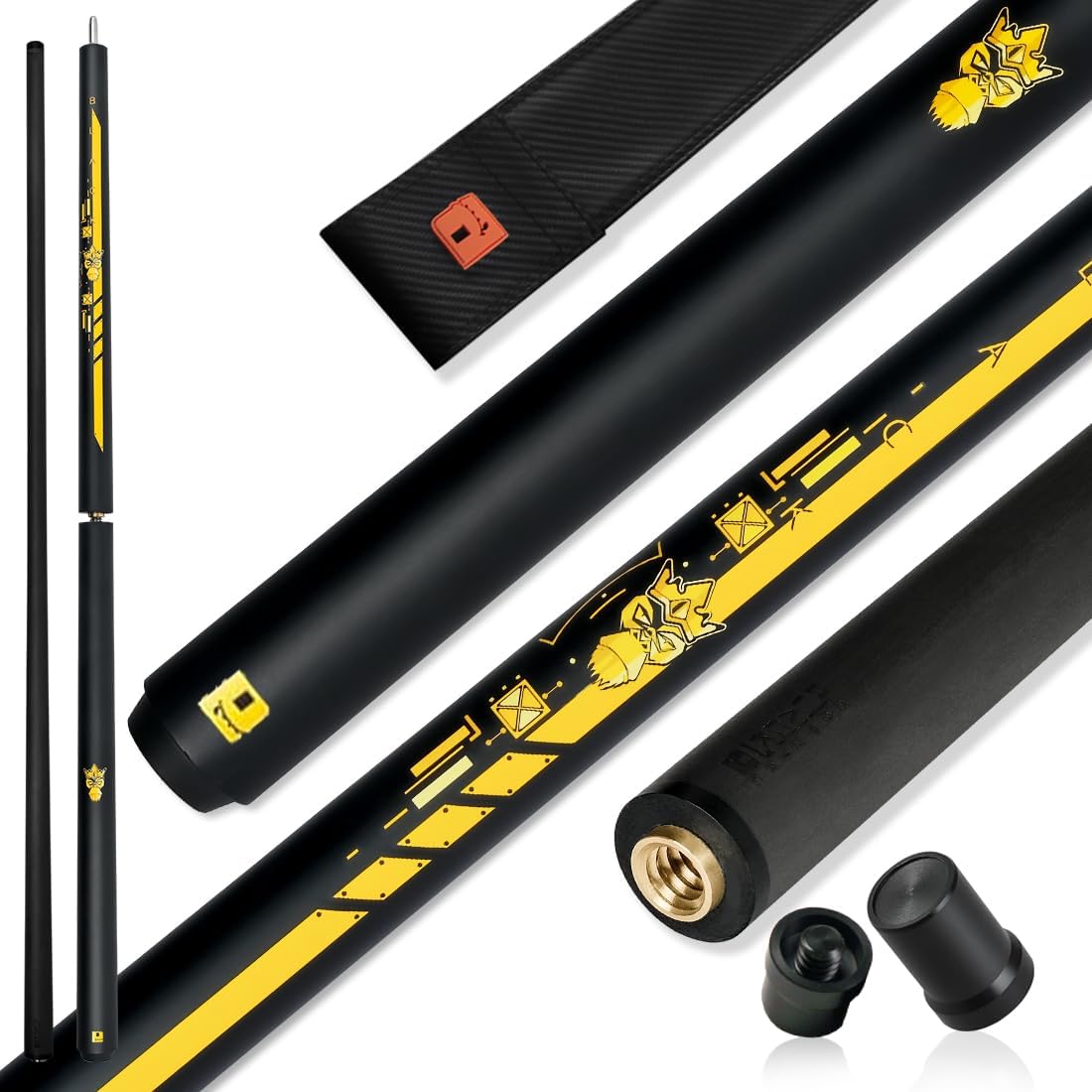 Little Monster Carbon Fiber Break Jump Cue for Pool Players