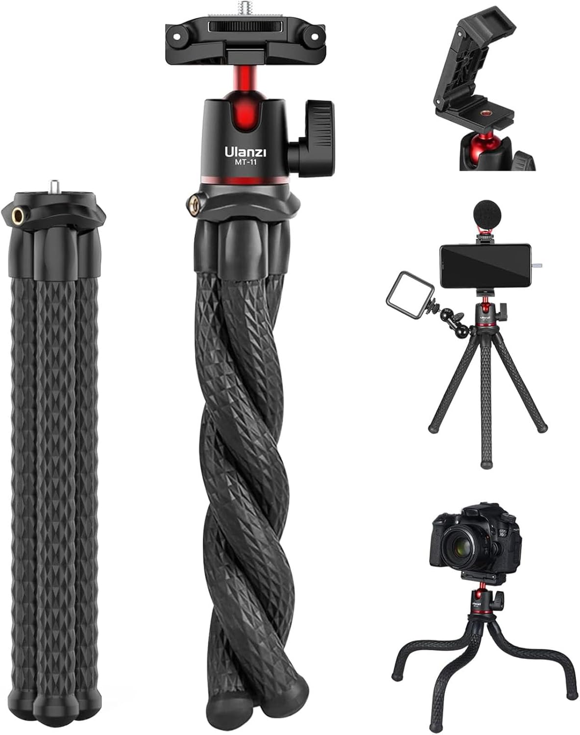 ULANZI Mini Camera Tripod with Hidden Phone Holder