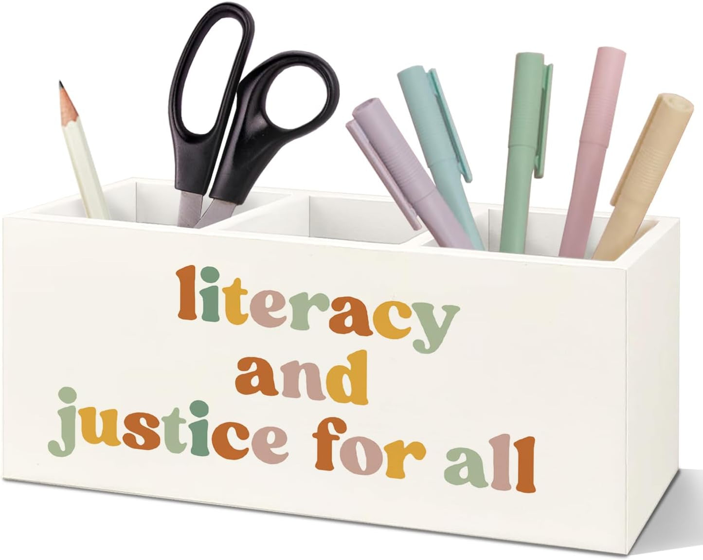 Literary Teacher Desk Organizer by SNNDER