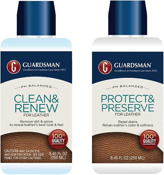 Guardsman Leather Care Bundle: Clean & Protect