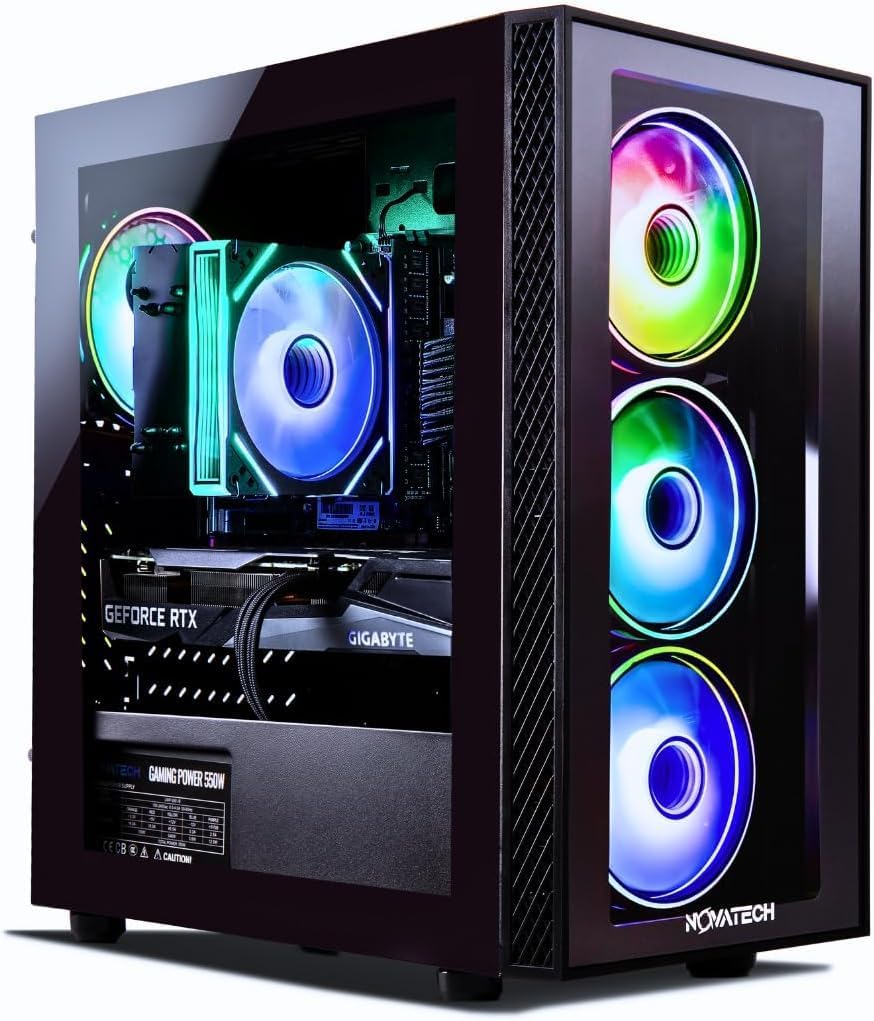 NOVATECH Titan Pro Gaming PC with RTX 5060 and Ryzen 5 Power