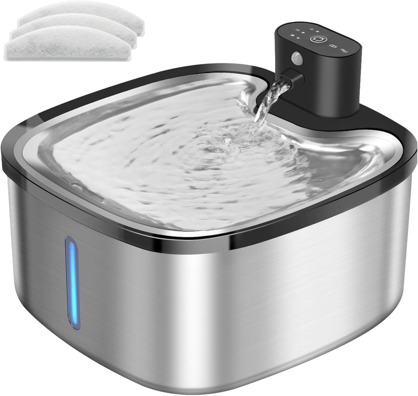 Wireless Cat Water Fountain with Large Capacity for Pets