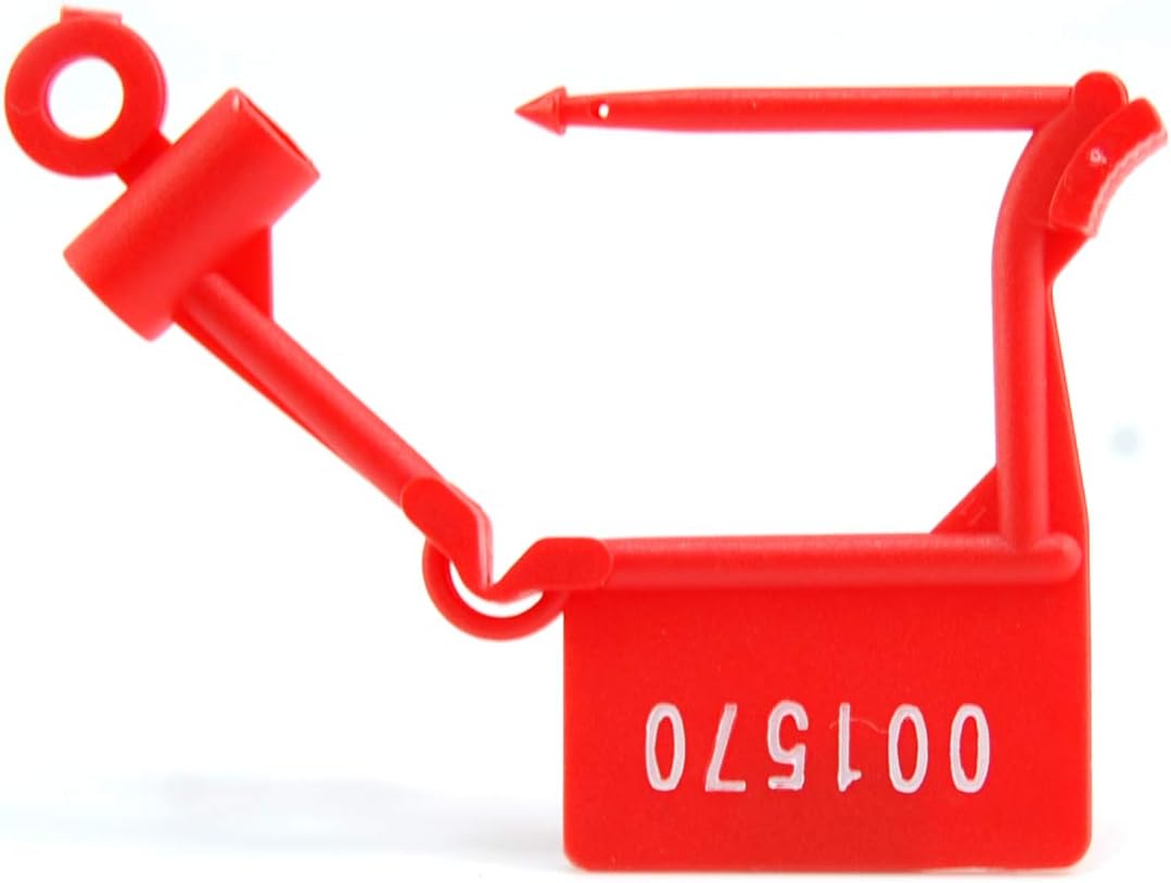 Tamper Proof Plastic Security Padlock Seals for Luggage Safety