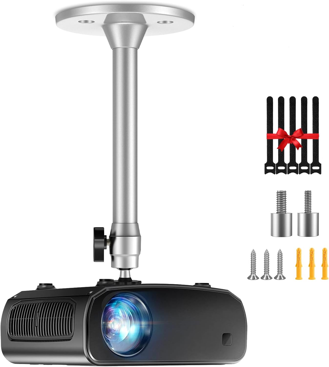 Universal Mini Projector Mount Stand - Silver