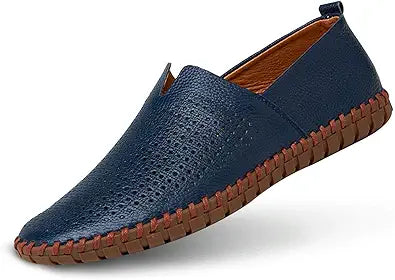 Men's Genuine Leather Loafer Shoes for Comfortable Walking