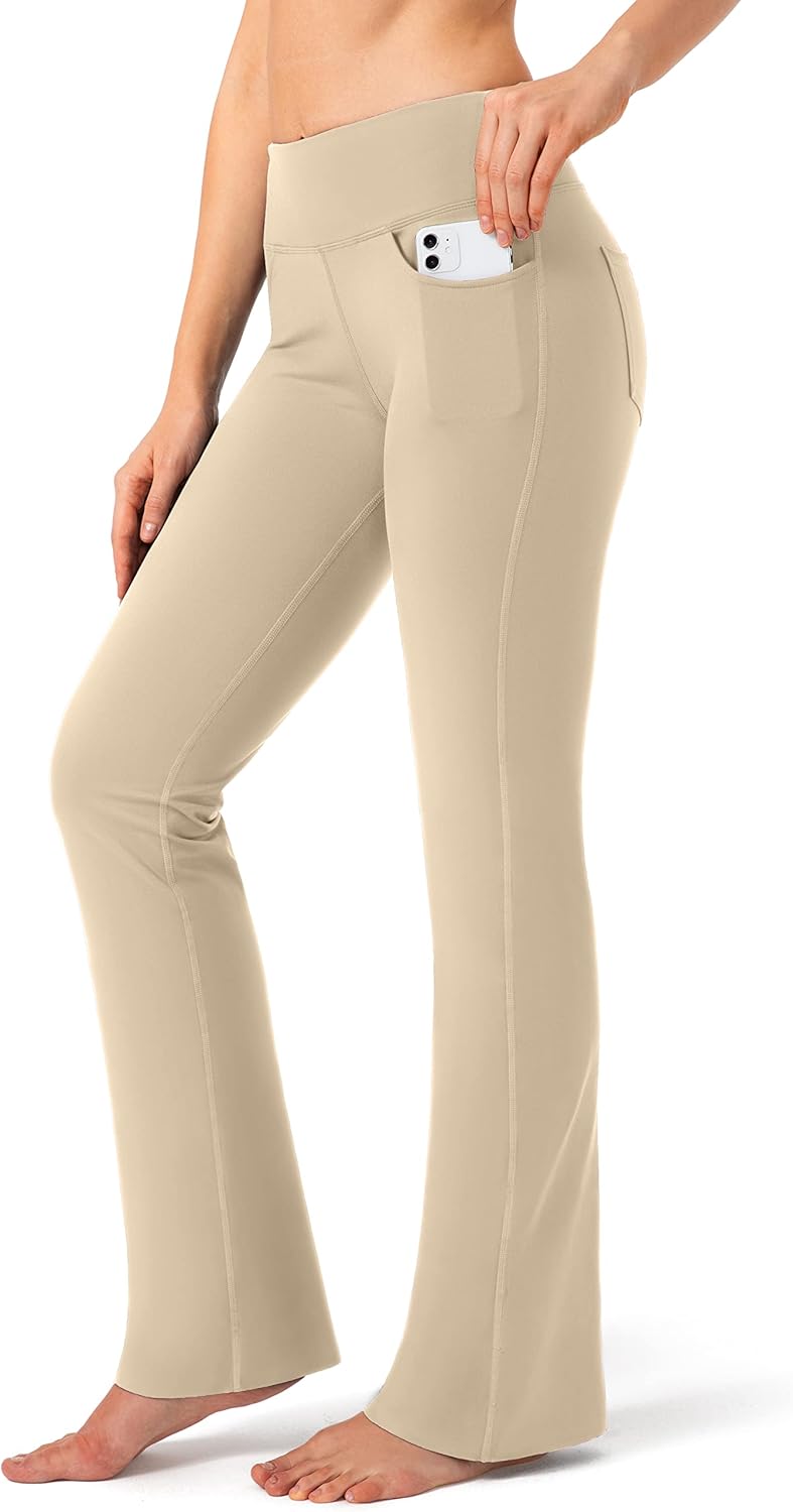 G Gradual Women's High Waist Yoga Pants with Pockets for Work