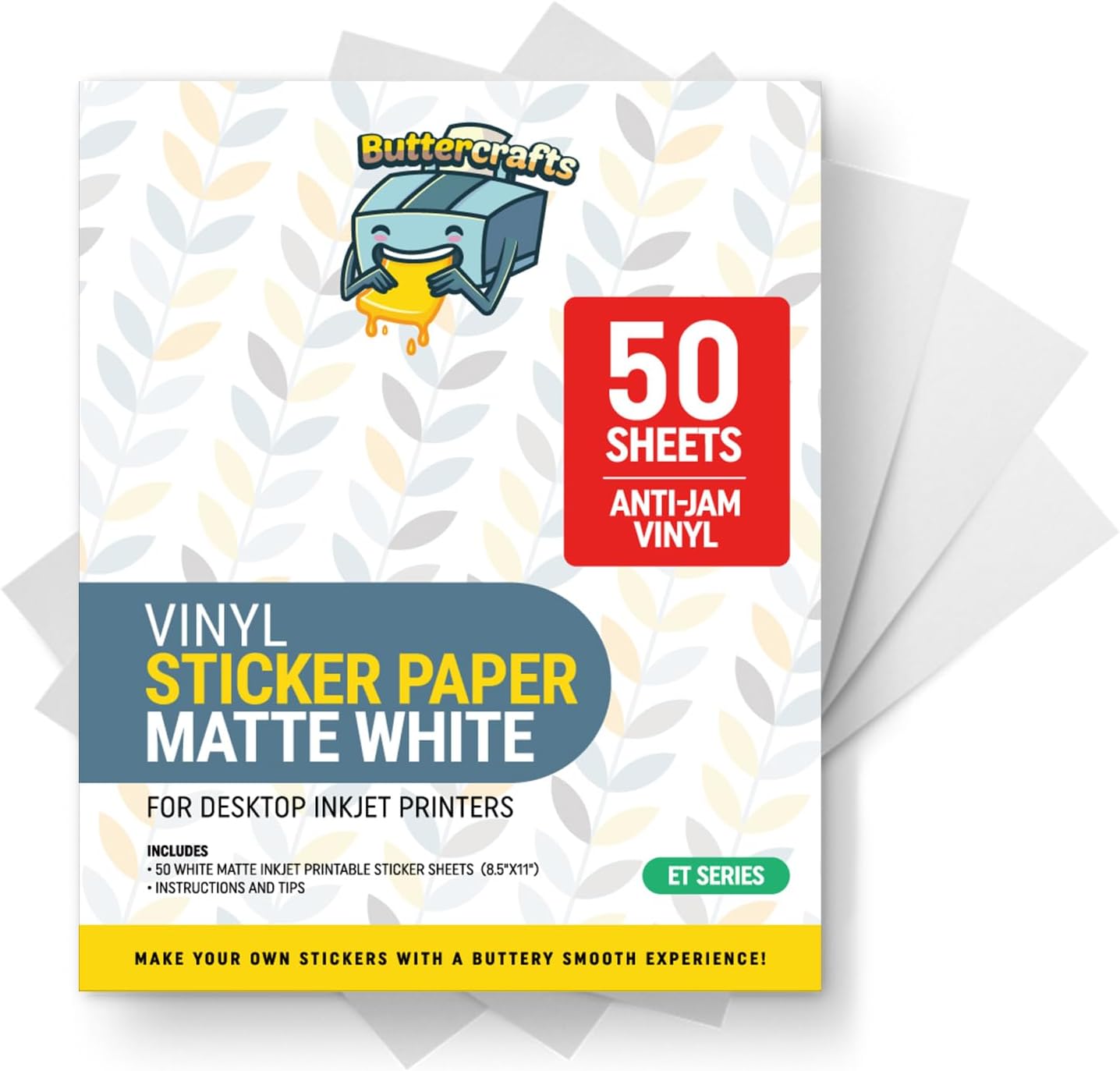 Epson Printable Vinyl - Waterproof Matte Stickers