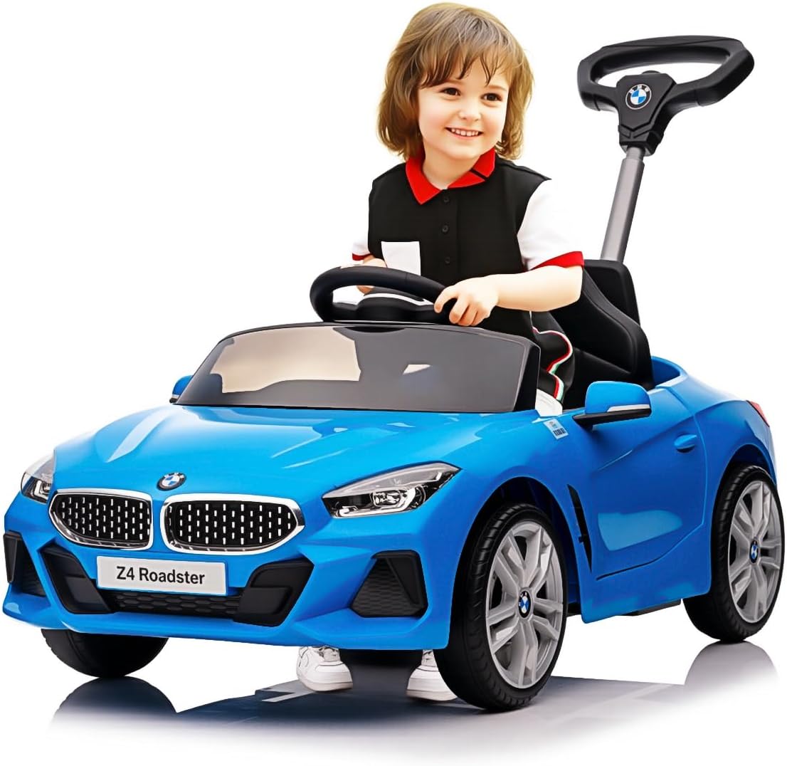 Push Ride-on Car for Toddlers 1-5, BMW Z4 with Music & Horn