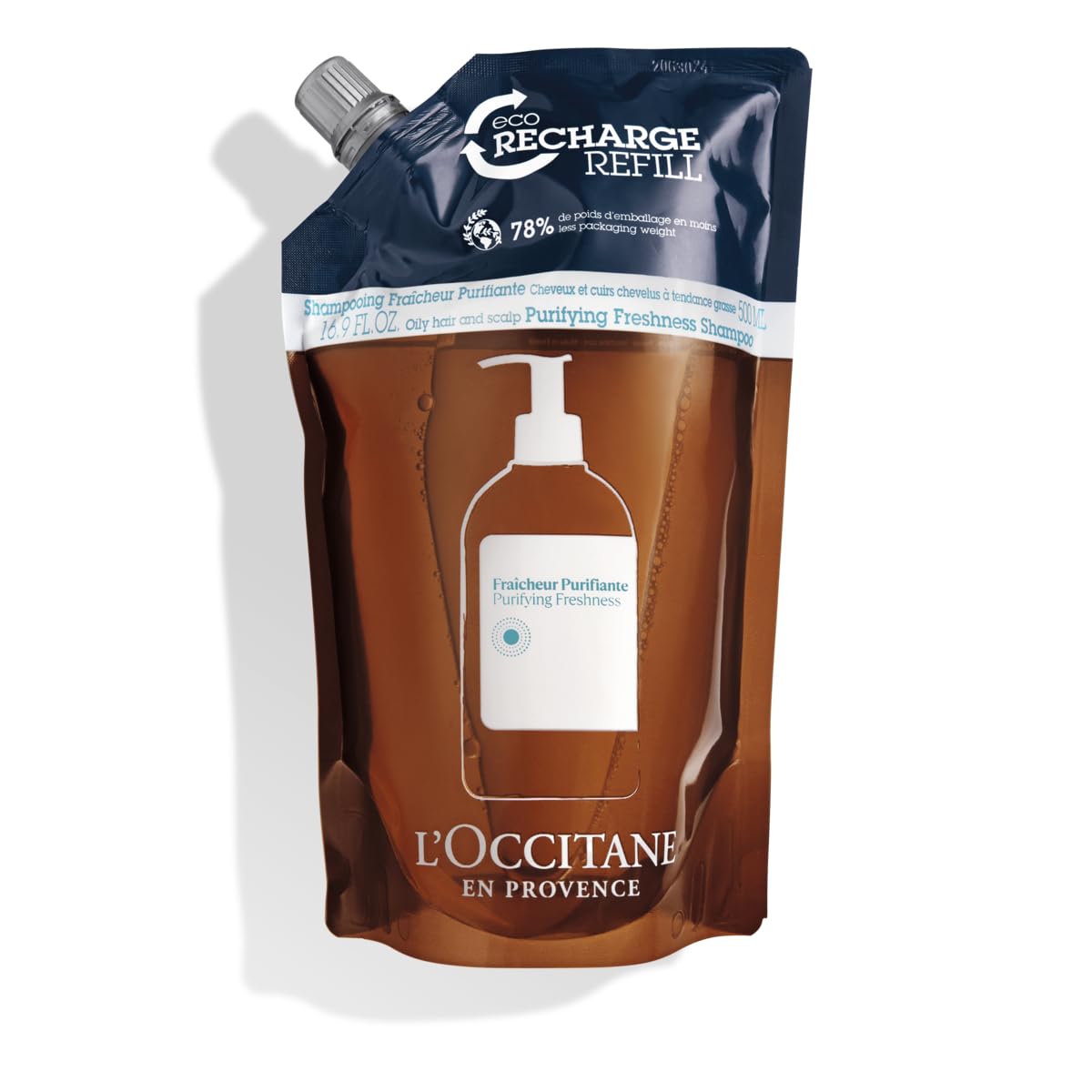 L'OCCITANE Purifying Freshness Shampoo for Oily Hair Care