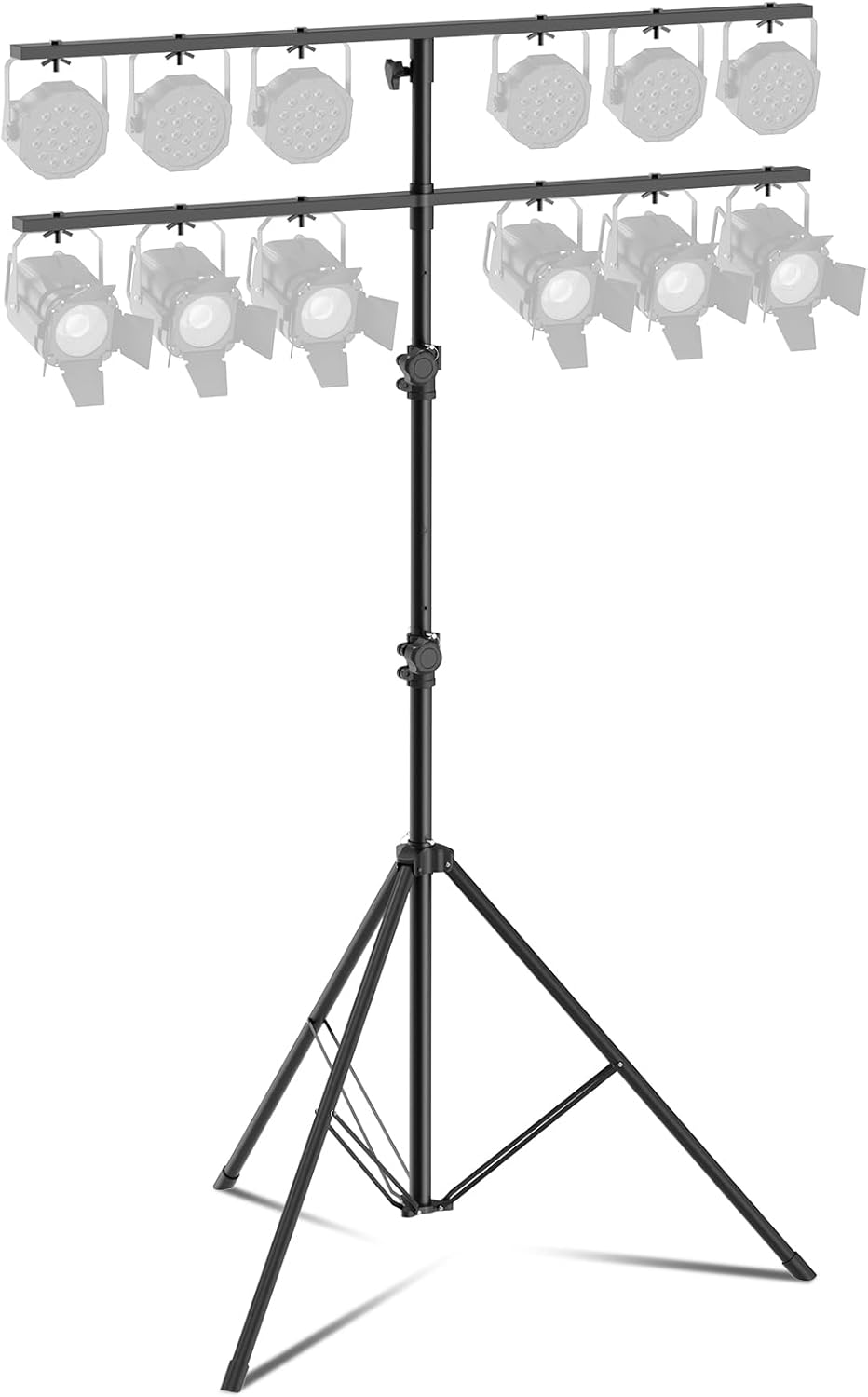 DJ Lights Stand with 2 T-Bar for Adjustable Height Performance