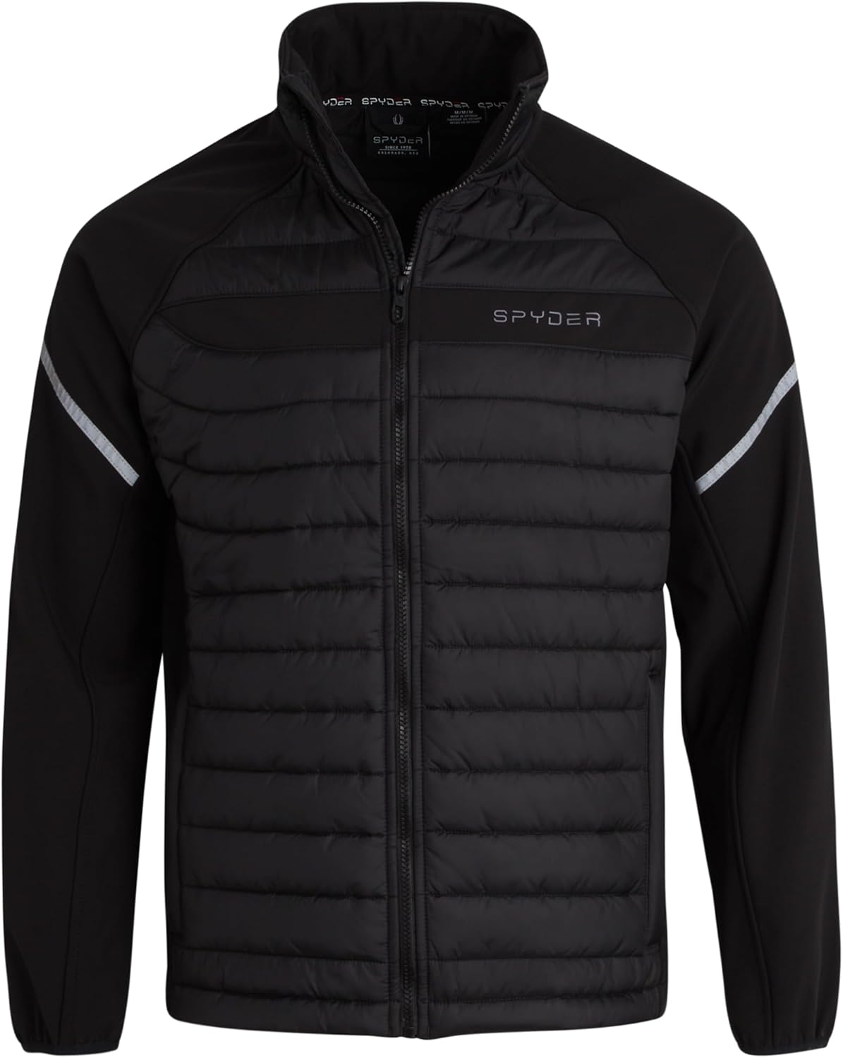 Spyder Men's Insulated Quilted Puffer 2fer Jacket