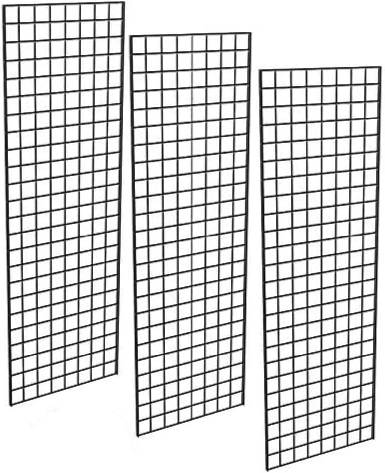 Black Commercial Grade Gridwall Panels for Retail Displays