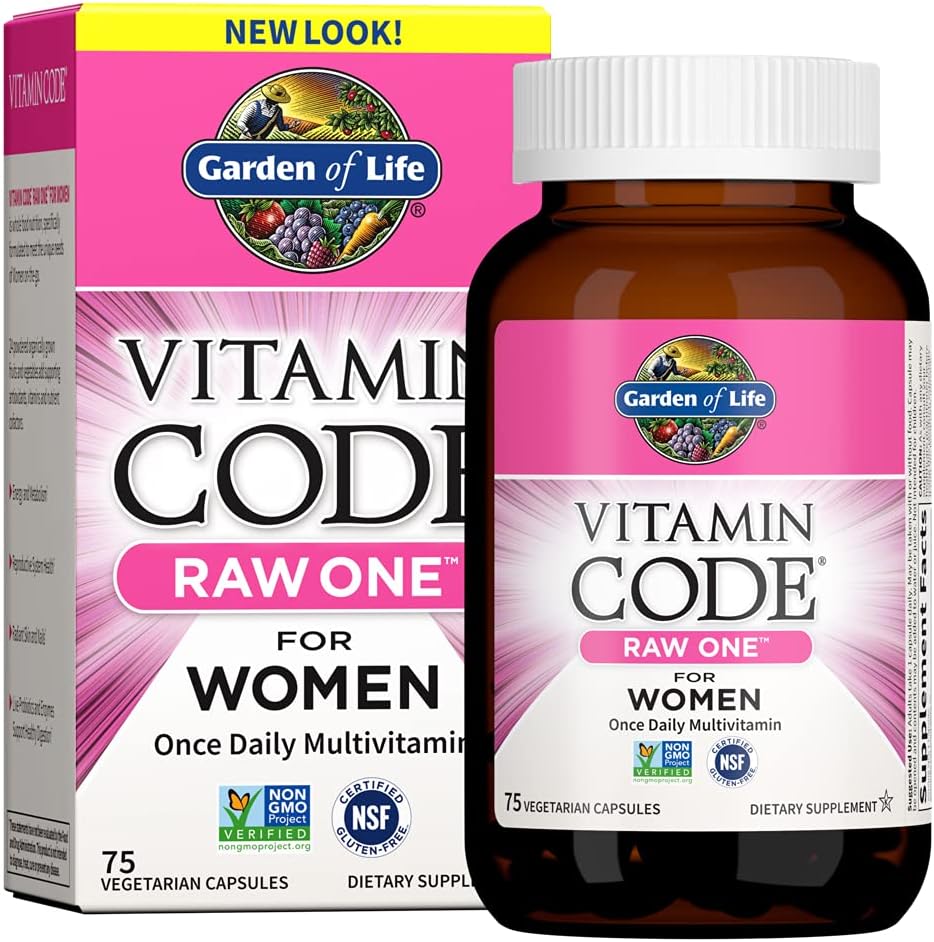 Garden of Life Vitamin Code Raw One for Women Multivitamin