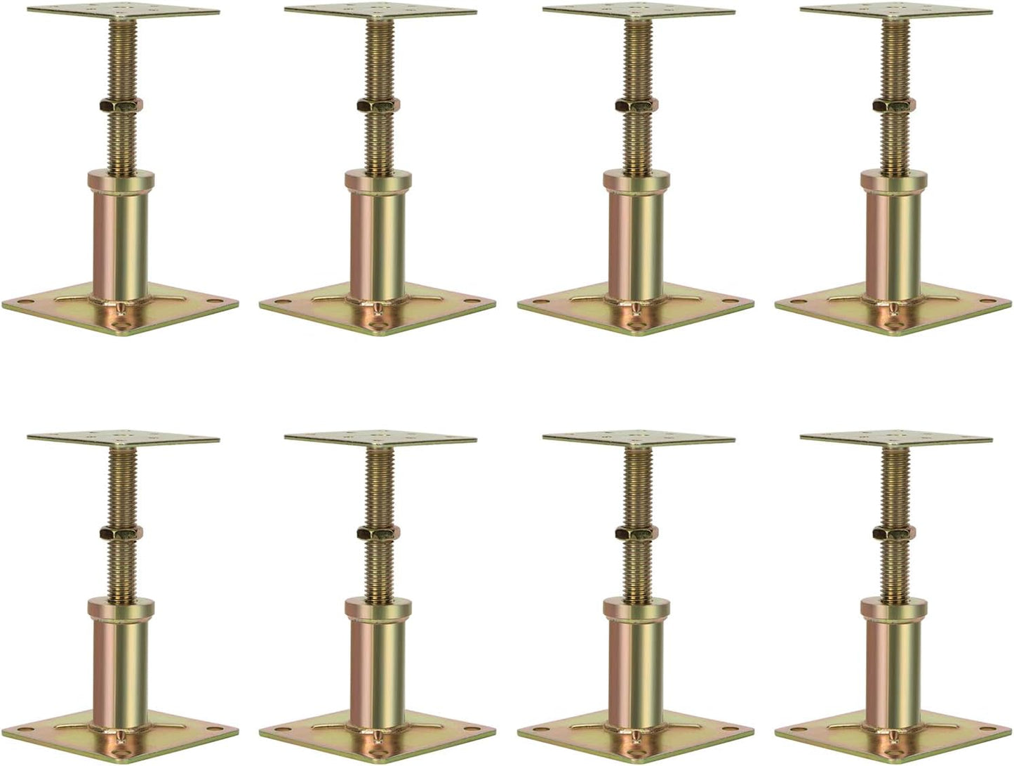 8 Pcs Foundation Adjustable House Floor Jack Posts for Support