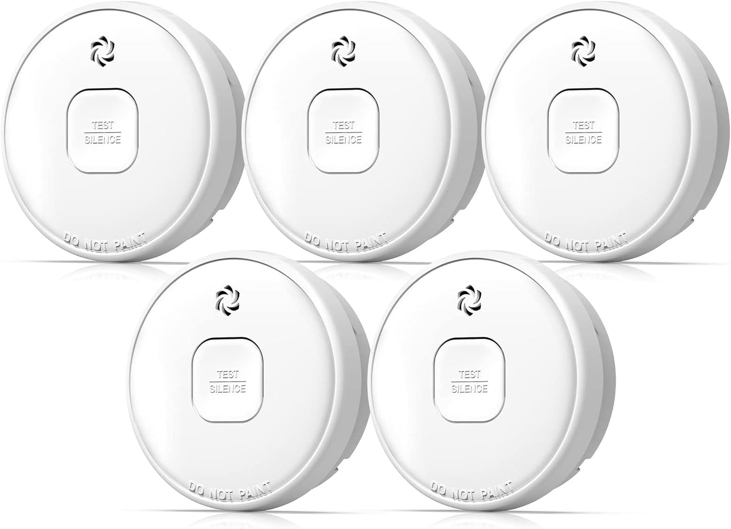 10-Year Battery Operated Smoke Detector for Home Safety